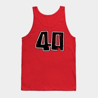 40th Birthday Number Tank Top